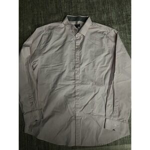 Men's Dress Shirt Long Sleeve Button Down Light‎ Pink Career Wear